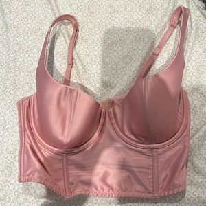 Pink Victoria’s Secret corset top
